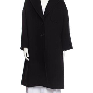 Dries Van Noten Black 75% Wool / 25% polyamide Blend coat